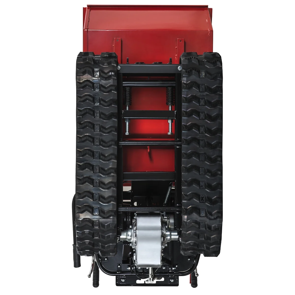 XtremepowerUS Track Barrow, 660lb Loading Capacity, 6.5HP Kohler, Gas Powered Wheelbarrow