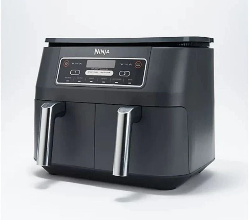 8-Quart 6-in-1 Dual Zone Air Fryer with Broil Rack